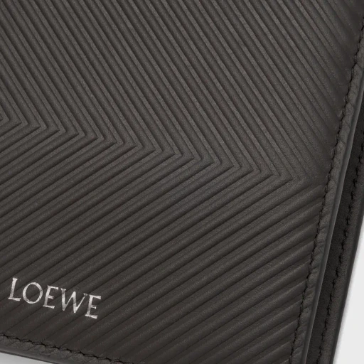 Bifold Coin Wallet In Textured Classic Calfskin