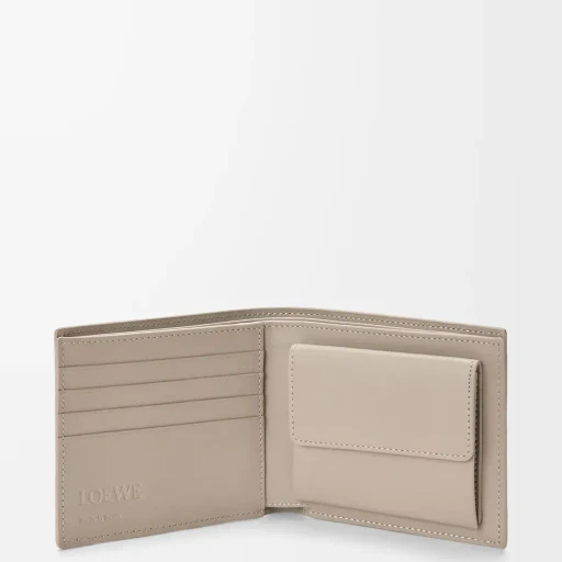 Puzzle Bifold Coin Wallet In Classic Calfskin