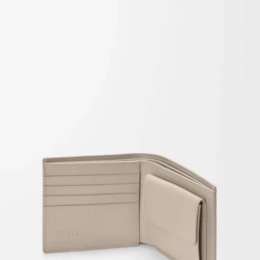 Puzzle Bifold Coin Wallet In Classic Calfskin
