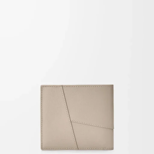Puzzle Bifold Coin Wallet In Classic Calfskin