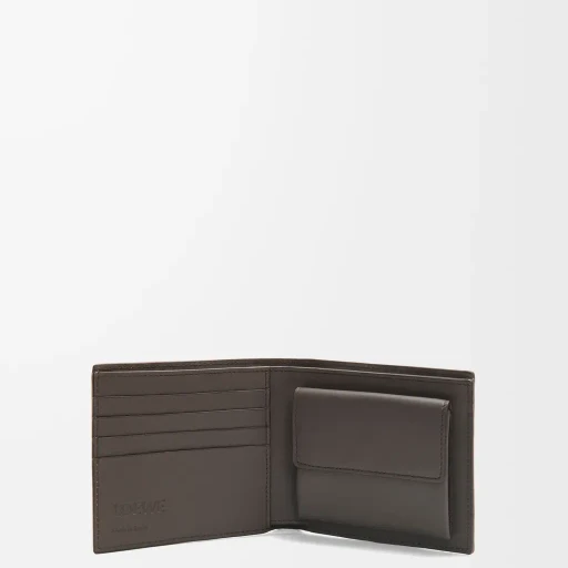 Puzzle Bifold Coin Wallet In Classic Calfskin
