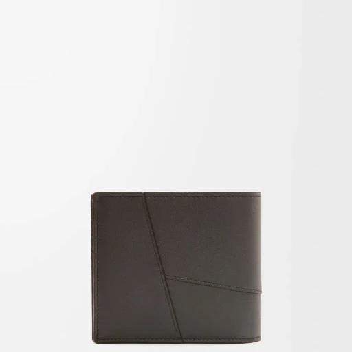 Puzzle Bifold Coin Wallet In Classic Calfskin
