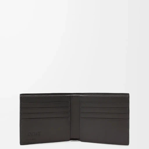 Bifold Wallet In Textured Classic Calfskin