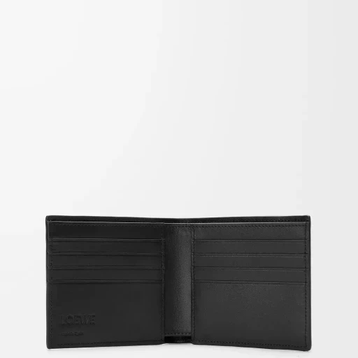 Puzzle Bifold Wallet In Supple Grained Calfskin