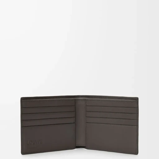 Puzzle Bifold Wallet In Supple Grained Calfskin