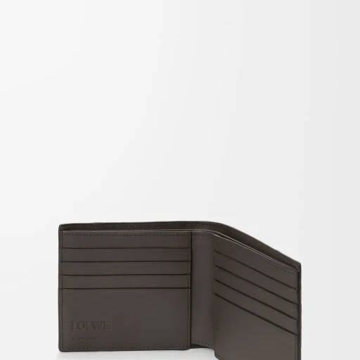 Puzzle Bifold Wallet In Supple Grained Calfskin