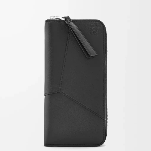 Puzzle Zip Around Wallet In Classic Calfskin