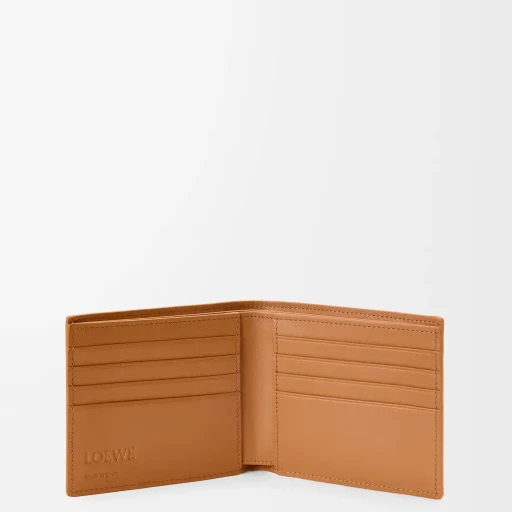 Puzzle Bifold Wallet In Supple Grained Calfskin