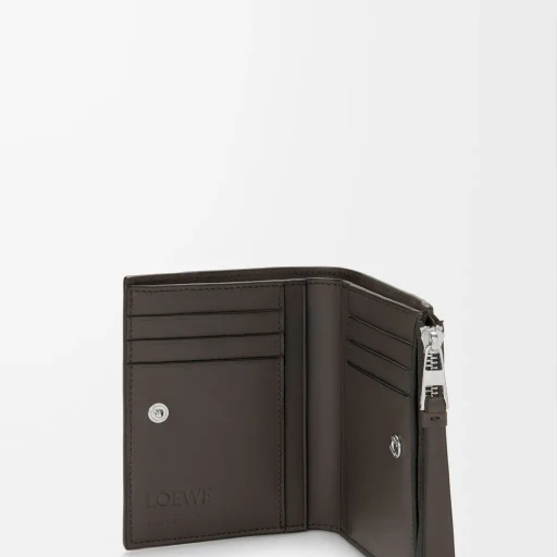 Puzzle Slim Compact Wallet In Classic Calfskin
