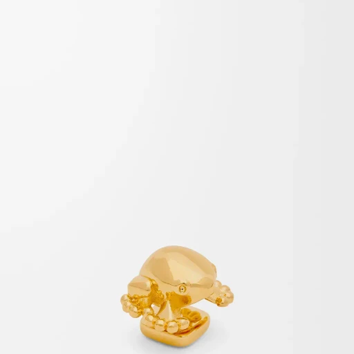 Frog Pin In Brass