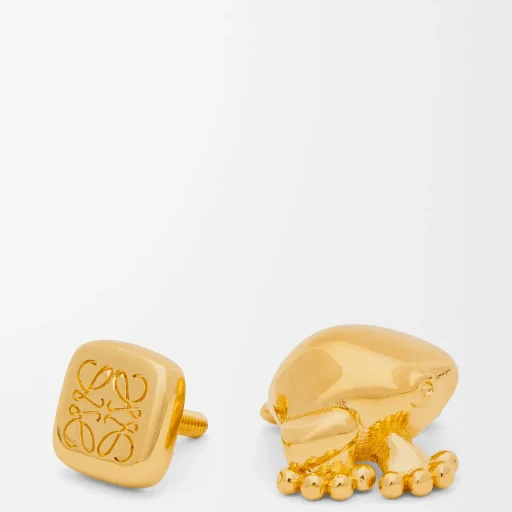 Frog Pin In Brass