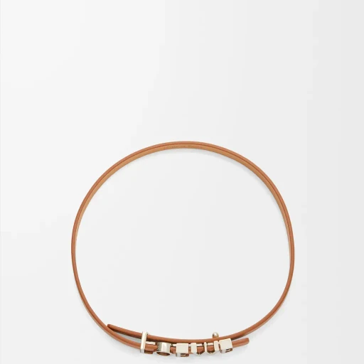 Double Wrap Loewe Bracelet In Calfskin