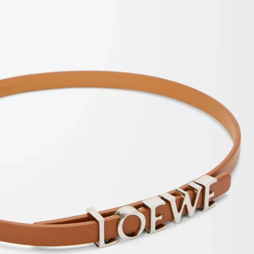 Double Wrap Loewe Bracelet In Calfskin