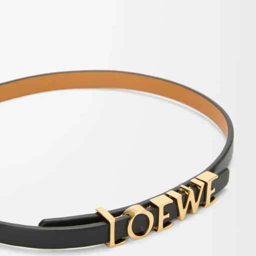 Double Wrap Loewe Bracelet In Calfskin