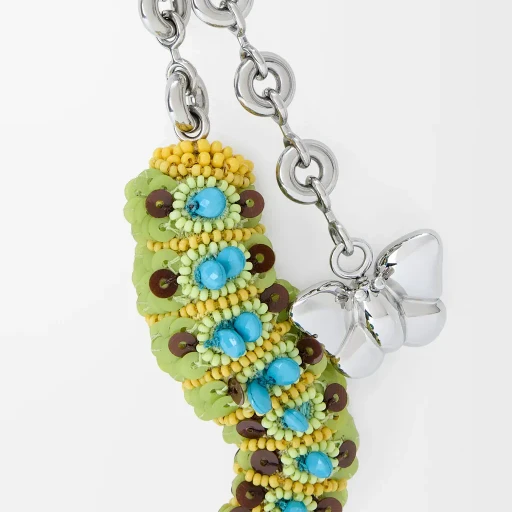 Caterpillar Chain Charm