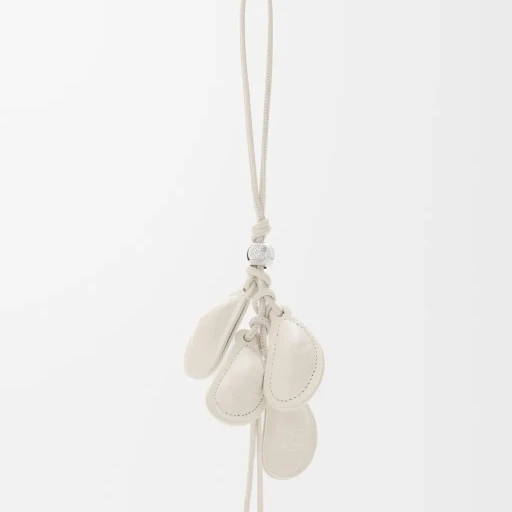 Multi Shell Charm In Leather