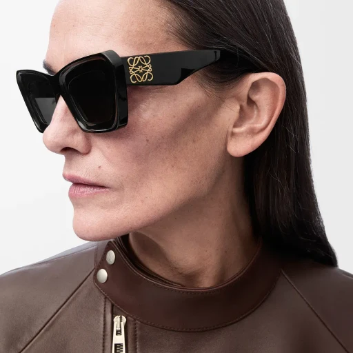 Beveled Cateye Sunglasses