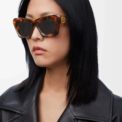Beveled Cateye Sunglasses