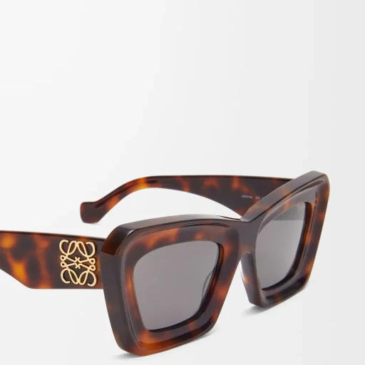 Beveled Cateye Sunglasses
