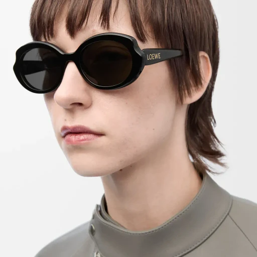 Mini Oval Slim Sunglasses