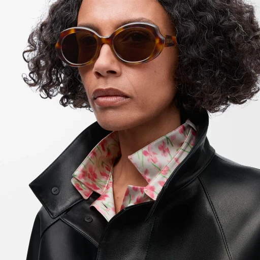 Mini Oval Slim Sunglasses