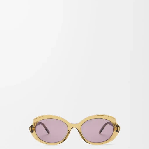 Mini Oval Slim Sunglasses