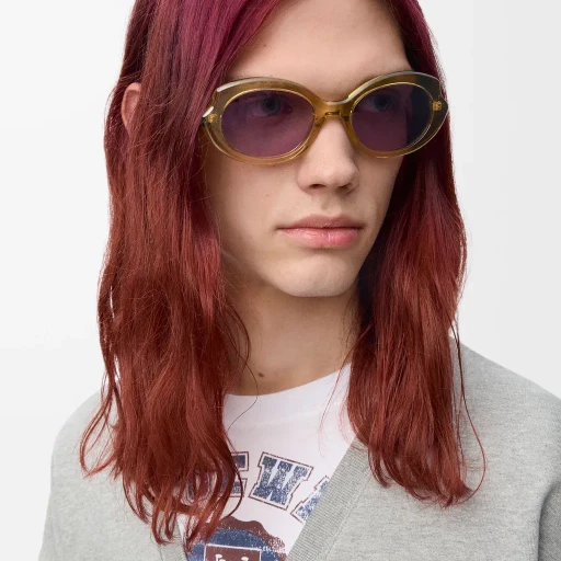 Mini Oval Slim Sunglasses