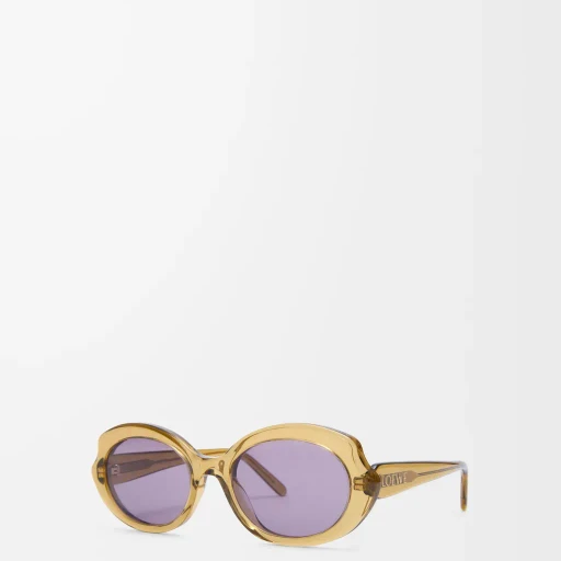 Mini Oval Slim Sunglasses