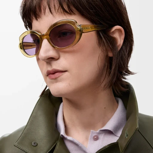 Mini Oval Slim Sunglasses