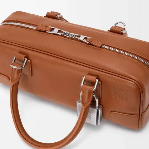 Amazona 23 Cropped Bag In Shiny Calfskin