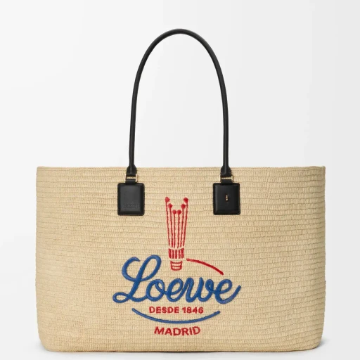 Xl Verano Tote In Raffia