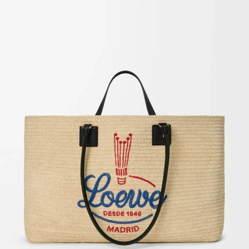 Xl Verano Tote In Raffia