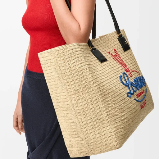 Xl Verano Tote In Raffia