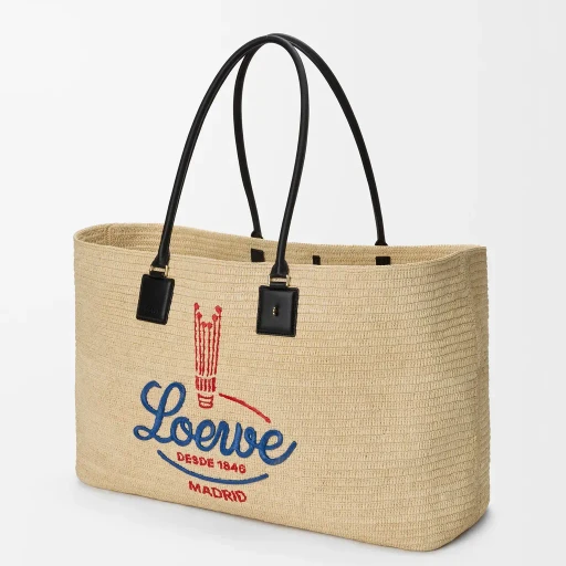 Xl Verano Tote In Raffia