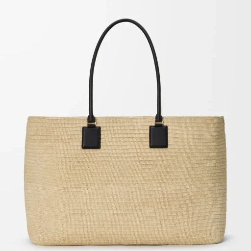 Xl Verano Tote In Raffia