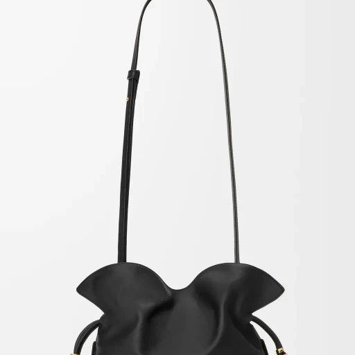 Mini Coil Flamenco Clutch In Nappa Calfskin