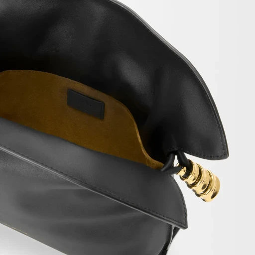 Mini Coil Flamenco Clutch In Nappa Calfskin
