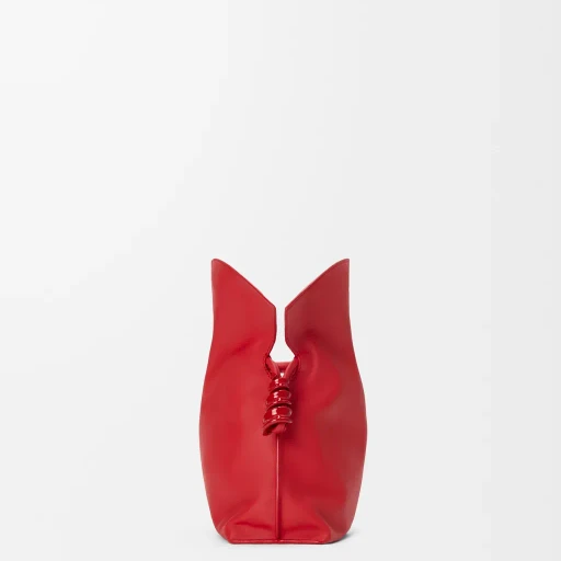 Medium Coil Flamenco Clutch In Nappa Calfskin