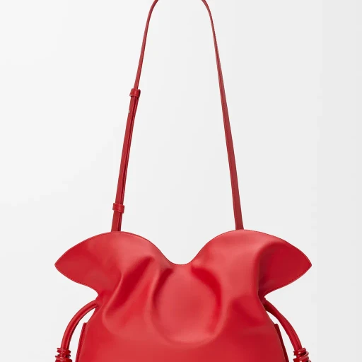 Medium Coil Flamenco Clutch In Nappa Calfskin