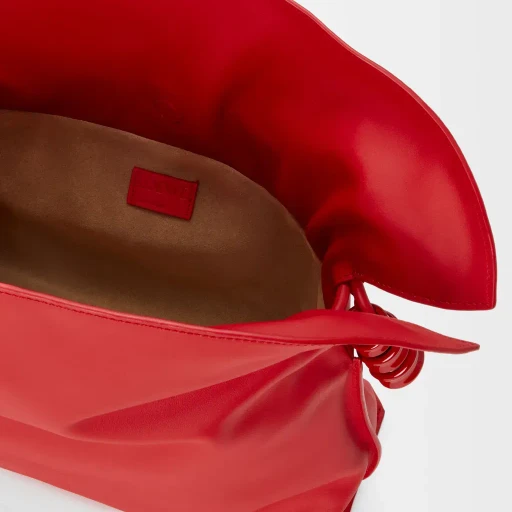 Medium Coil Flamenco Clutch In Nappa Calfskin