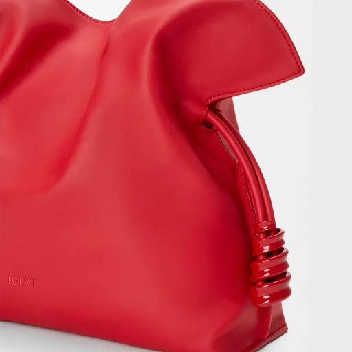 Medium Coil Flamenco Clutch In Nappa Calfskin