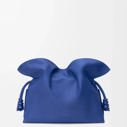 Medium Coil Flamenco Clutch In Nappa Calfskin