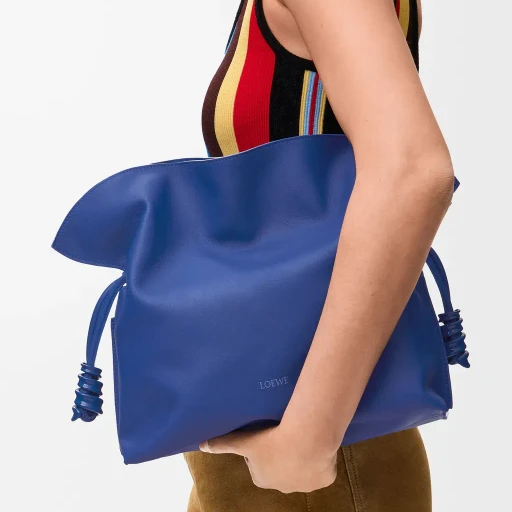 Medium Coil Flamenco Clutch In Nappa Calfskin
