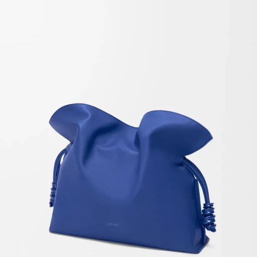 Medium Coil Flamenco Clutch In Nappa Calfskin