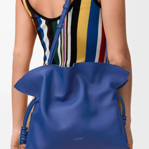 Medium Coil Flamenco Clutch In Nappa Calfskin