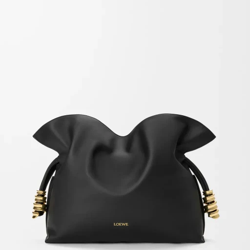 Medium Coil Flamenco Clutch In Nappa Calfskin
