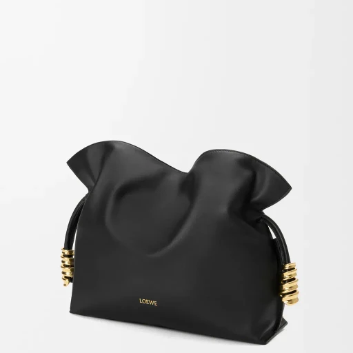 Medium Coil Flamenco Clutch In Nappa Calfskin