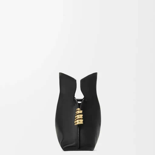 Medium Coil Flamenco Clutch In Nappa Calfskin