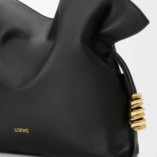 Medium Coil Flamenco Clutch In Nappa Calfskin