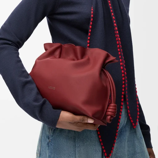 Medium Flamenco Clutch In Nappa Calfskin